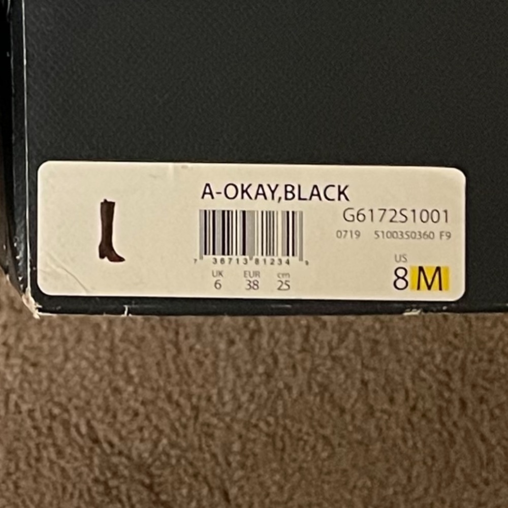 New DR. SCHOLL'S WOMENS A-OKAY TALL BOOT - BLACK - Picture 13 of 14